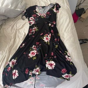 Stretchy dress long in the back shirt in the front